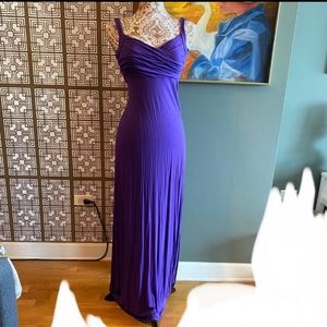 BCBGMaxAzria Purple Maxi Dress